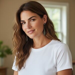 Sparkling‎ Crystal Tear Drop Earrings Elegant Dangle Hematite Glamour